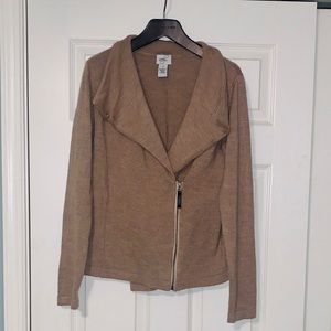 Neely moto cardigan